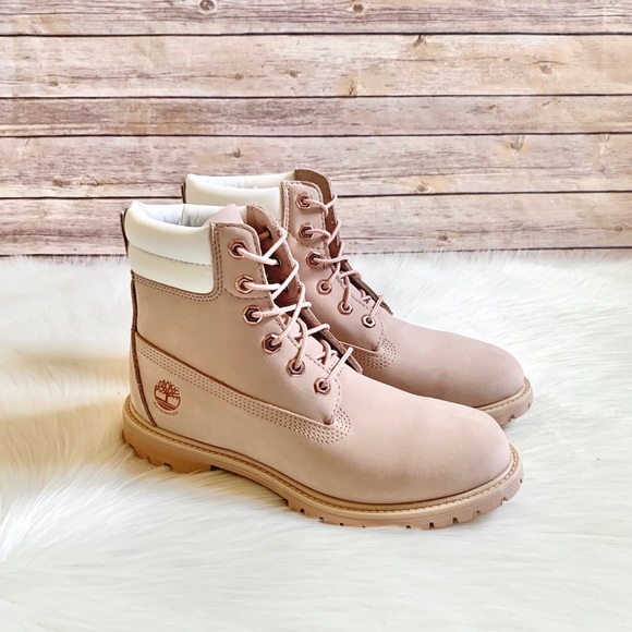 Timberland Shoes - Timberland Light Pink Waterville 6” WP Boots